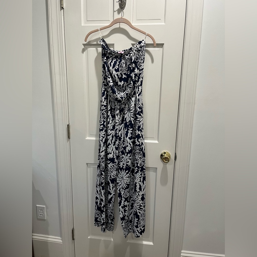 Lilly Pulitzer strapless jump suit